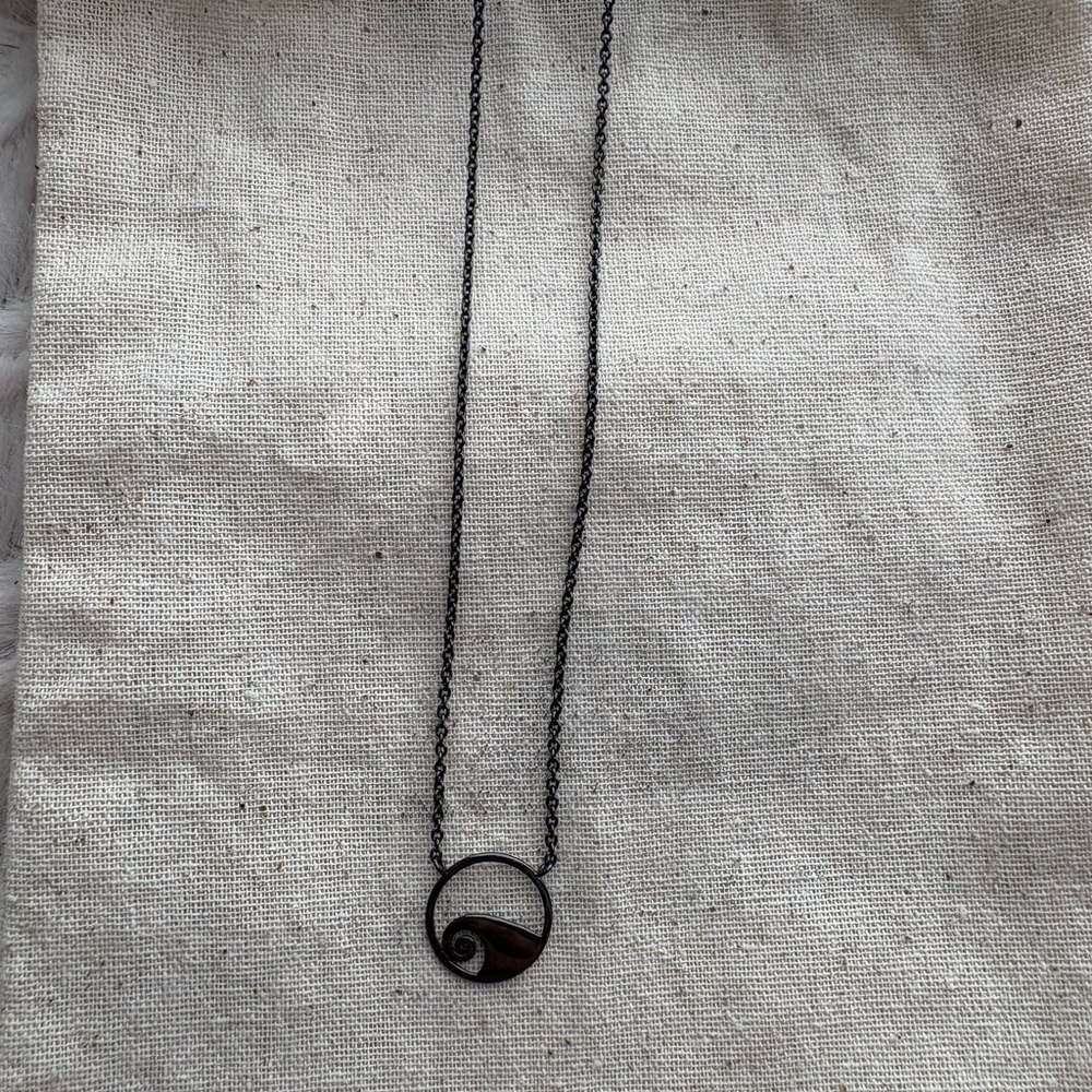 Make it Minnie Simply Meant to Be Gun Metal Necklace 🖤
